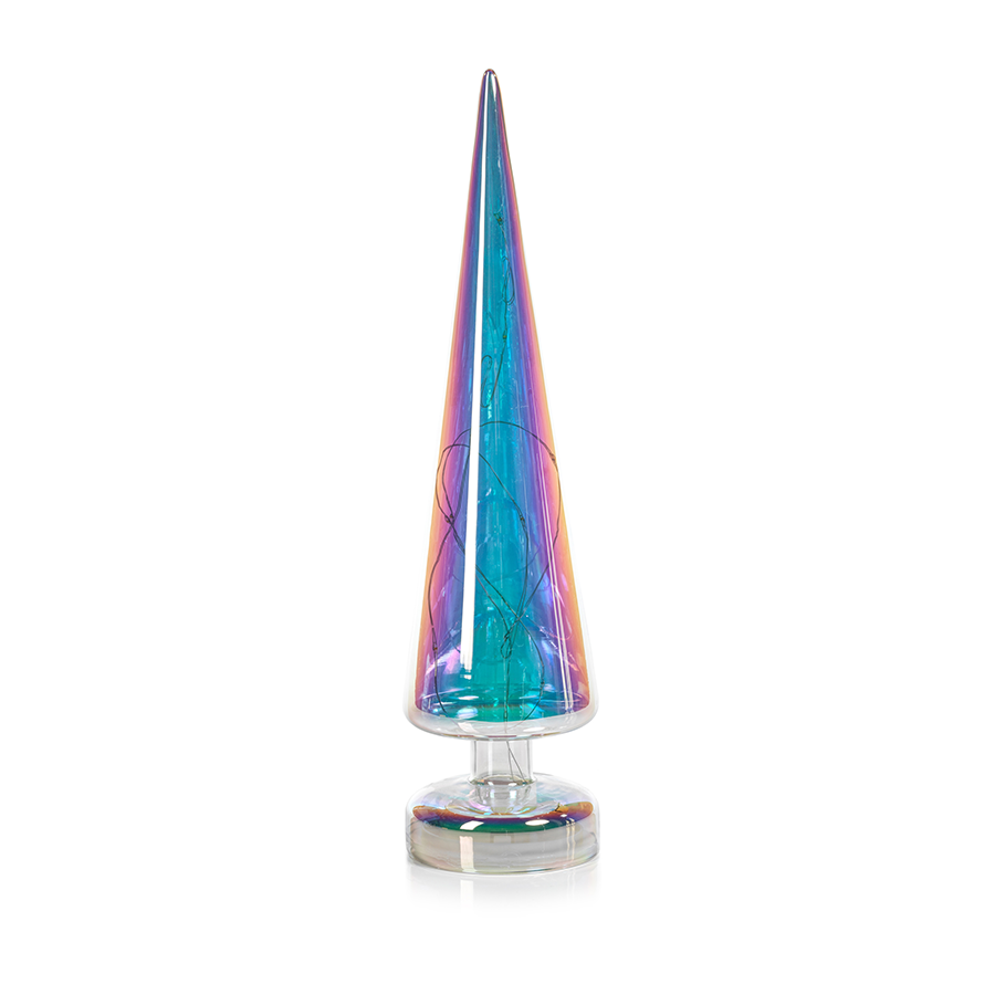 LED Luster Tree - Silver Rainbow - Christmas Trees by Carlyle Avenue