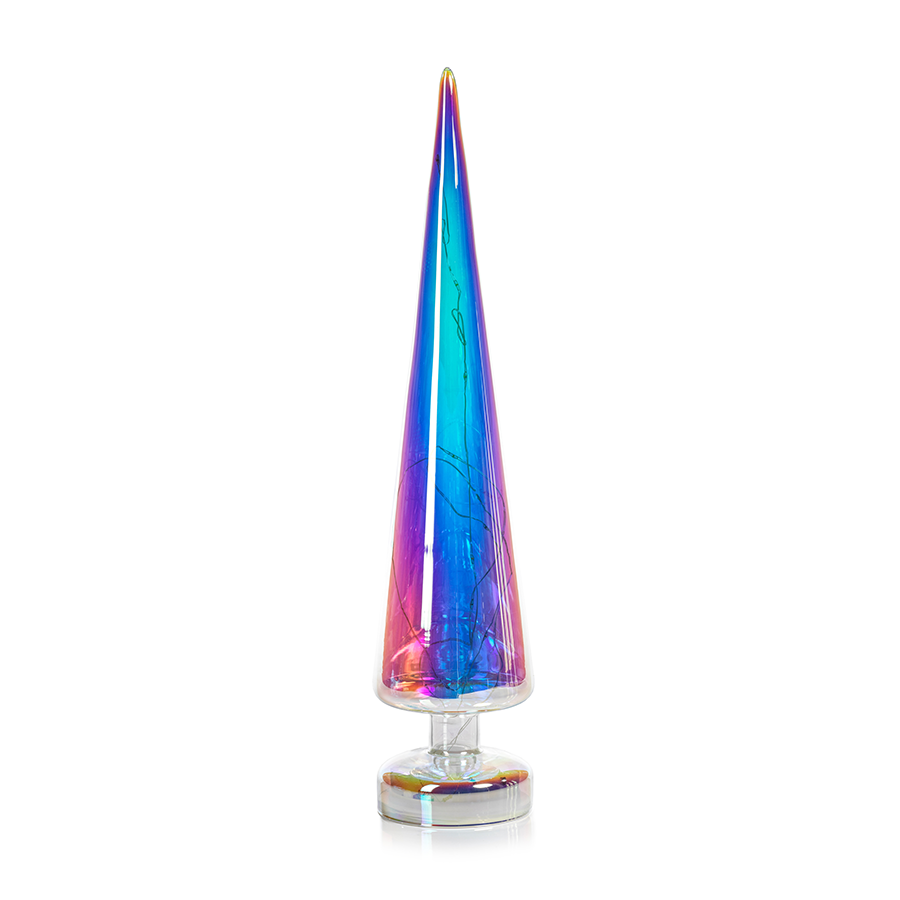 LED Luster Tree - Silver Rainbow