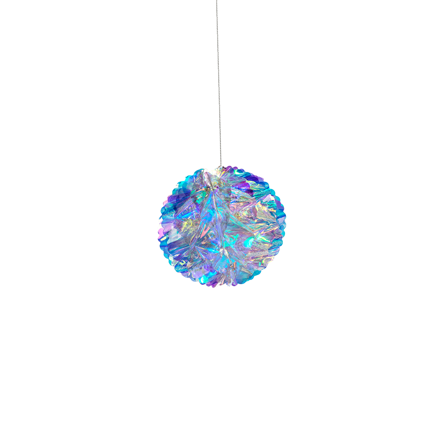 Wish Iridescent Decoration Ball Ornament - Rainbow