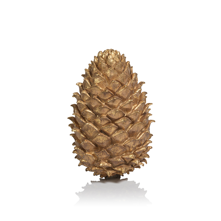 Golden Decorative Pine Cone