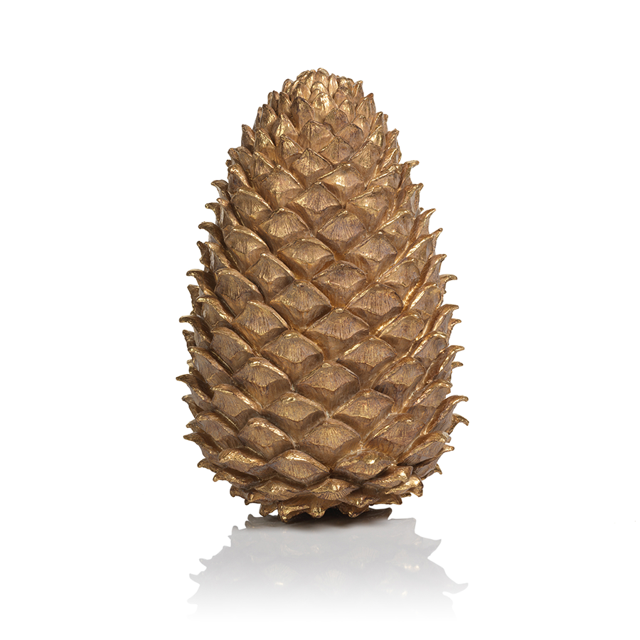 Golden Decorative Pine Cone