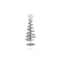 Swirl Wire Tree - Silver - Christmas Trees by Carlyle Avenue