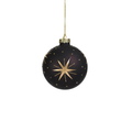 Gold & Black Star Design Ornament - Ornaments by Carlyle Avenue
