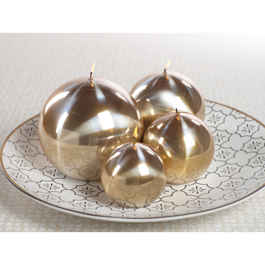 Titanium Ball Candle - Gold - Candles by Carlyle Avenue