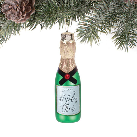 Holiday Cheer Champagne Ornament