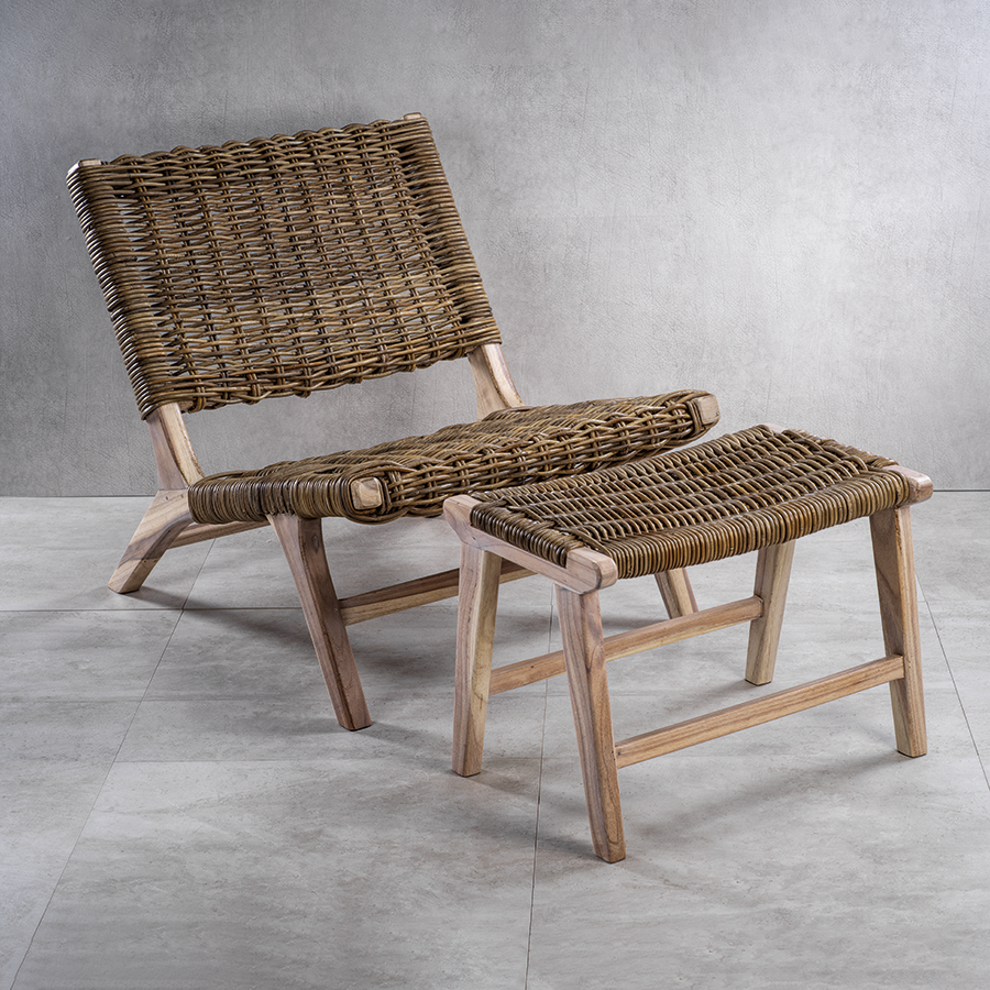 Mannabay Rattan Stool