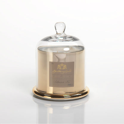 Apothecary Guild Domed Candle - Siberian Fir - Gold - Candles by Carlyle Avenue