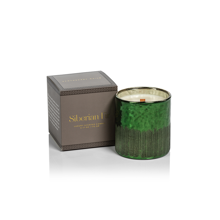 Siberian Fir Antique Candle - Green