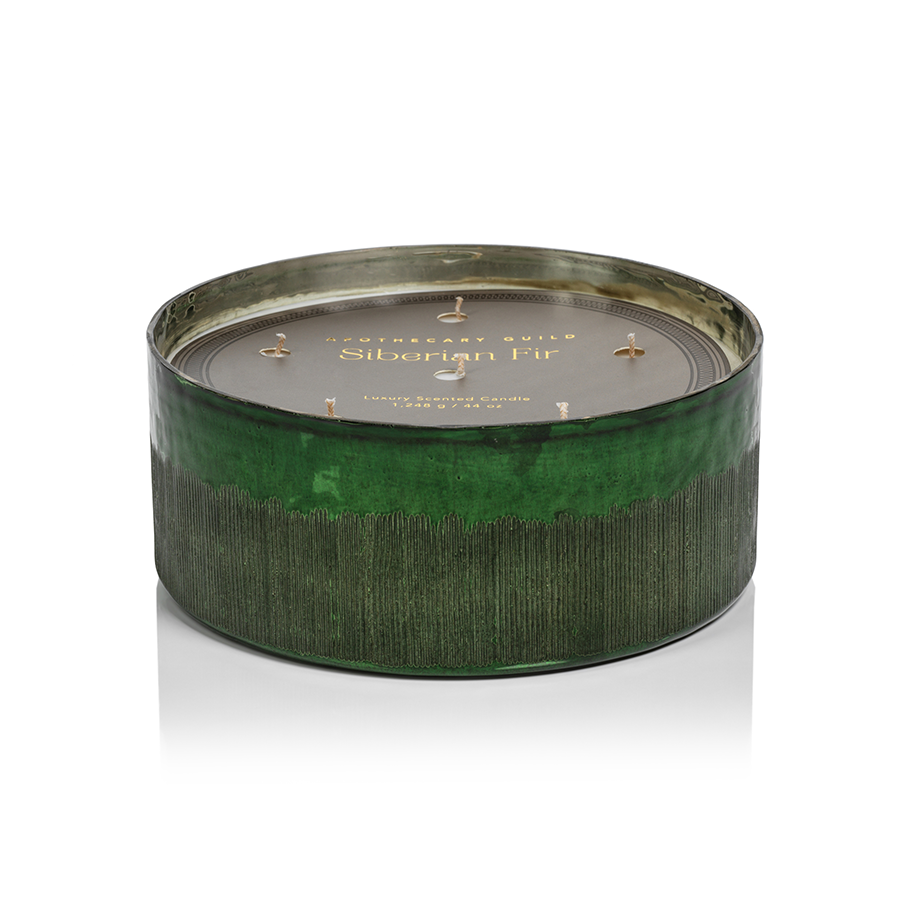 Siberian Fir Antique Candle - Green