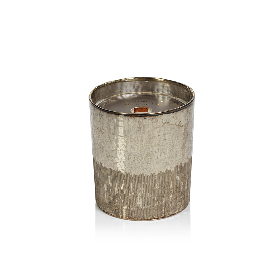 Siberian Fir Antique Candle - Silver - Candles by Carlyle Avenue
