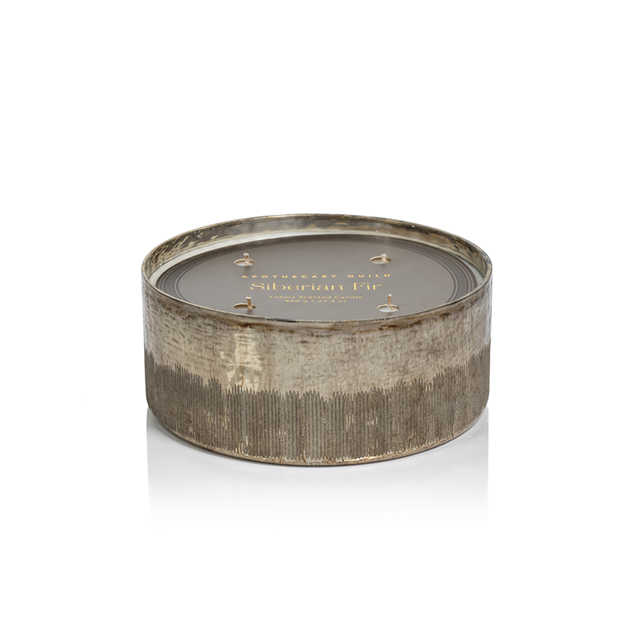 Siberian Fir Antique Candle - Silver