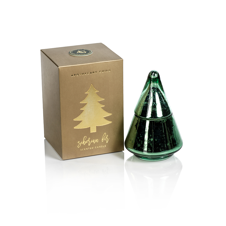 Siberian Fir Tree Candle w/Gift Box