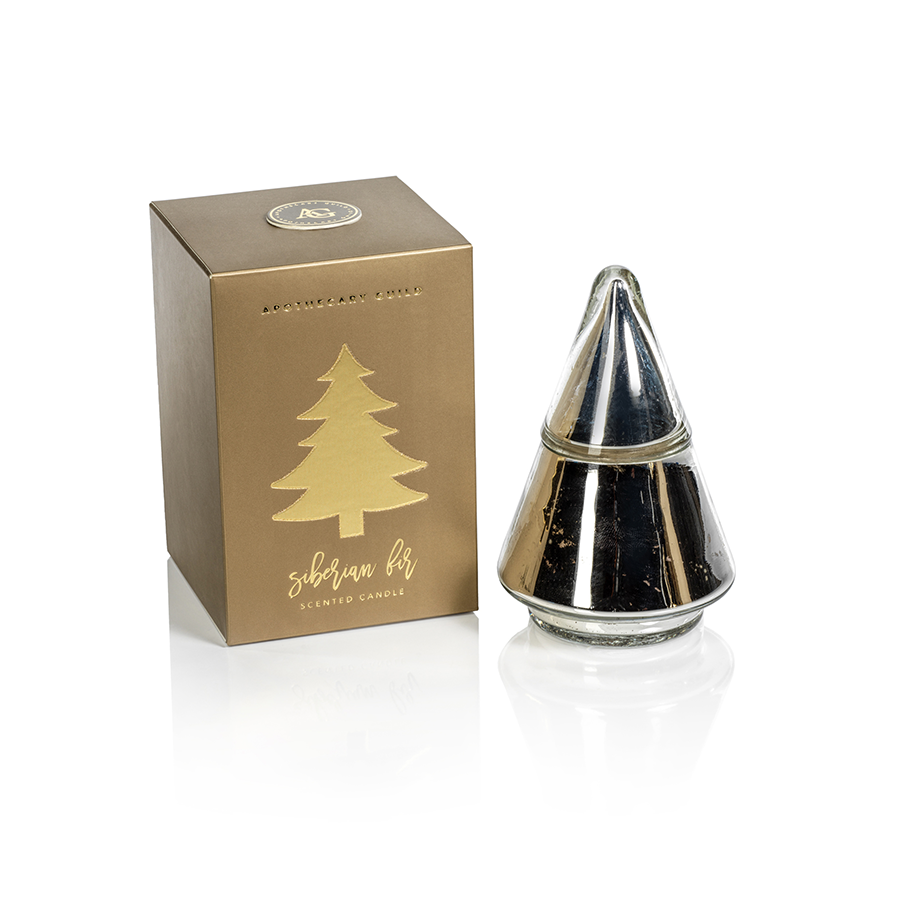 Siberian Fir Tree Candle w/Gift Box