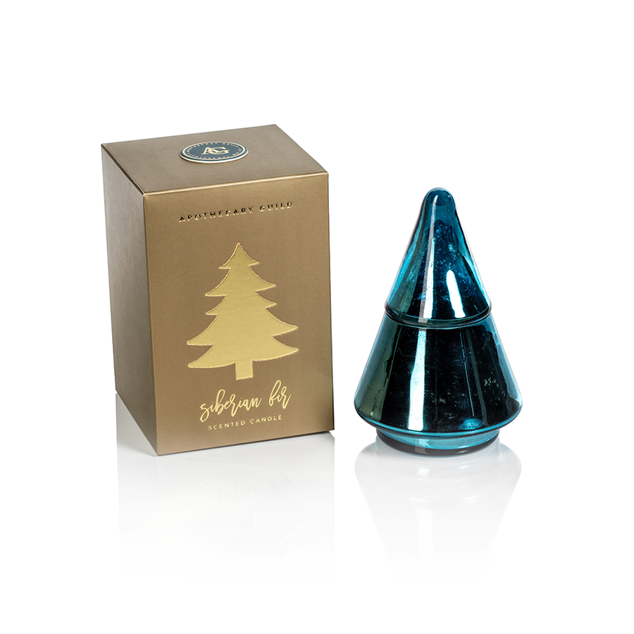 Siberian Fir Tree Candle w/Gift Box