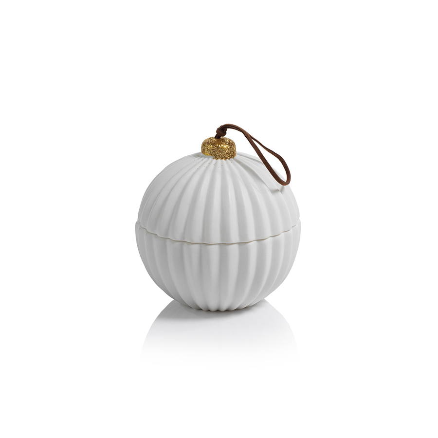 Porcelain Round Ornament Candle