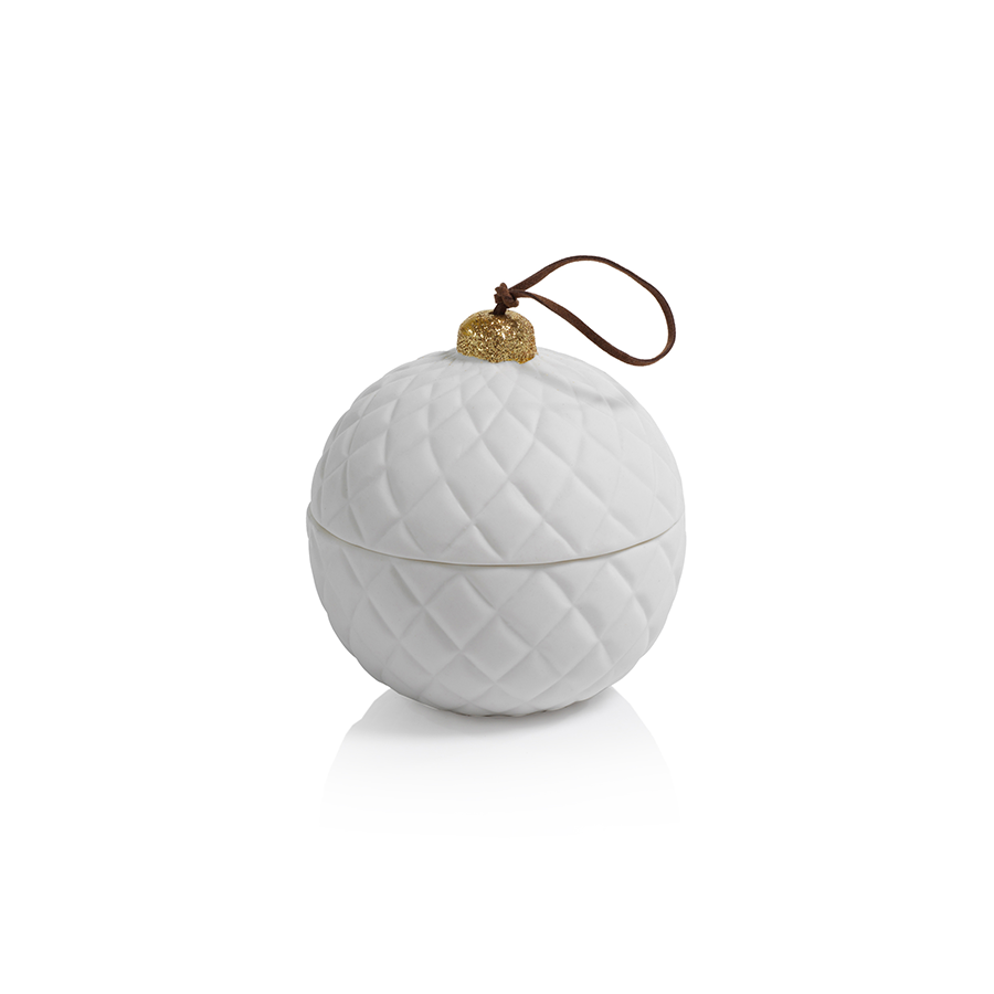 Porcelain Round Ornament Candle