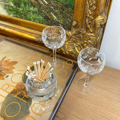Vintage 1920's Cut Crystal Match Striker - Matches by Carlyle Avenue