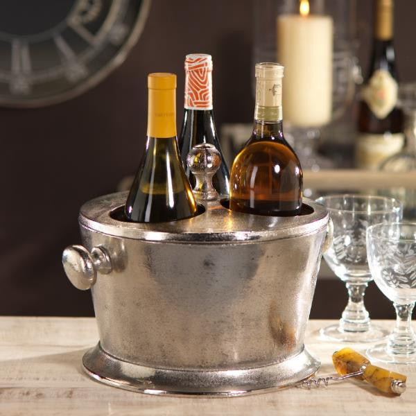 Raw Aluminum Wine Holder - CARLYLE AVENUE