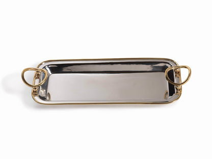 Polished Nickel & Gold Precious Long Trays - Trays by Carlyle Avenue