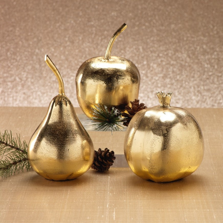 Golden Decorative Fruit - Decorative Accessories by Carlyle Avenue