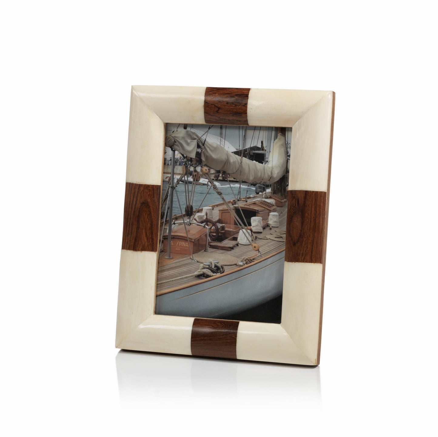 Kenya White Bone Photo Frame - CARLYLE AVENUE