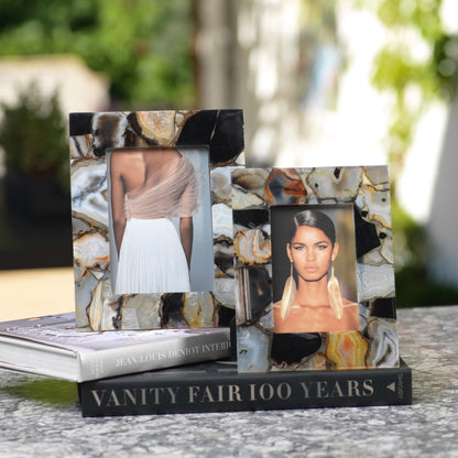 Bahia Agate Photo Frame - 4 x 6 - Picture Frames by Carlyle Avenue