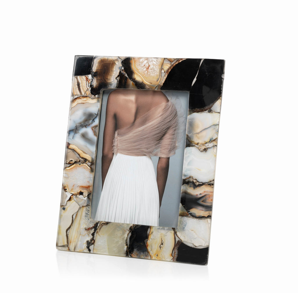 Bahia Agate Photo Frame - 4 x 6 - Picture Frames by Carlyle Avenue