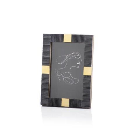 Maha Black Bone w/ Brass Trim Photo Frame - CARLYLE AVENUE