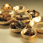 Cluster of Nine Serving Bowls - Gold - Bowls by Carlyle Avenue