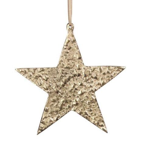Raw Aluminum Ornament - Gold (Set of 6) - Ornaments by Carlyle Avenue