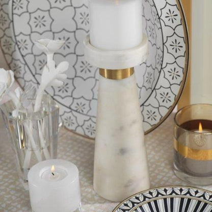 Marmo Marble Pillar Holder - Candle Holders by Carlyle Avenue