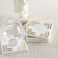 Four Marmo Marble Square 4" Coasters - Coasters by Carlyle Avenue