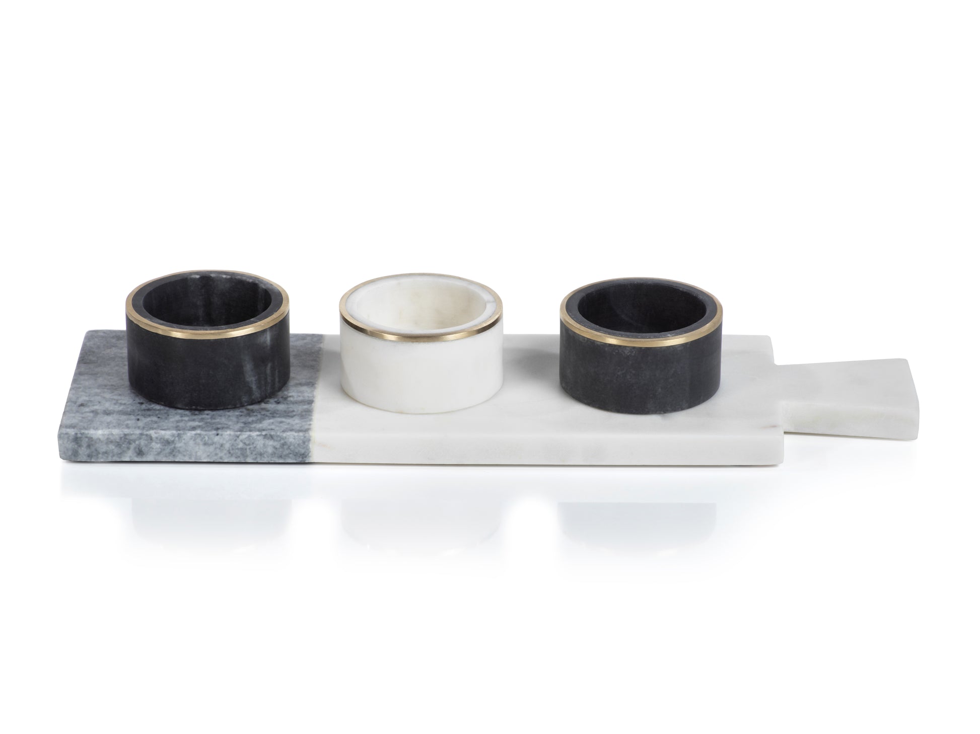 Makrana Two-Tone Condiment Set - CARLYLE AVENUE