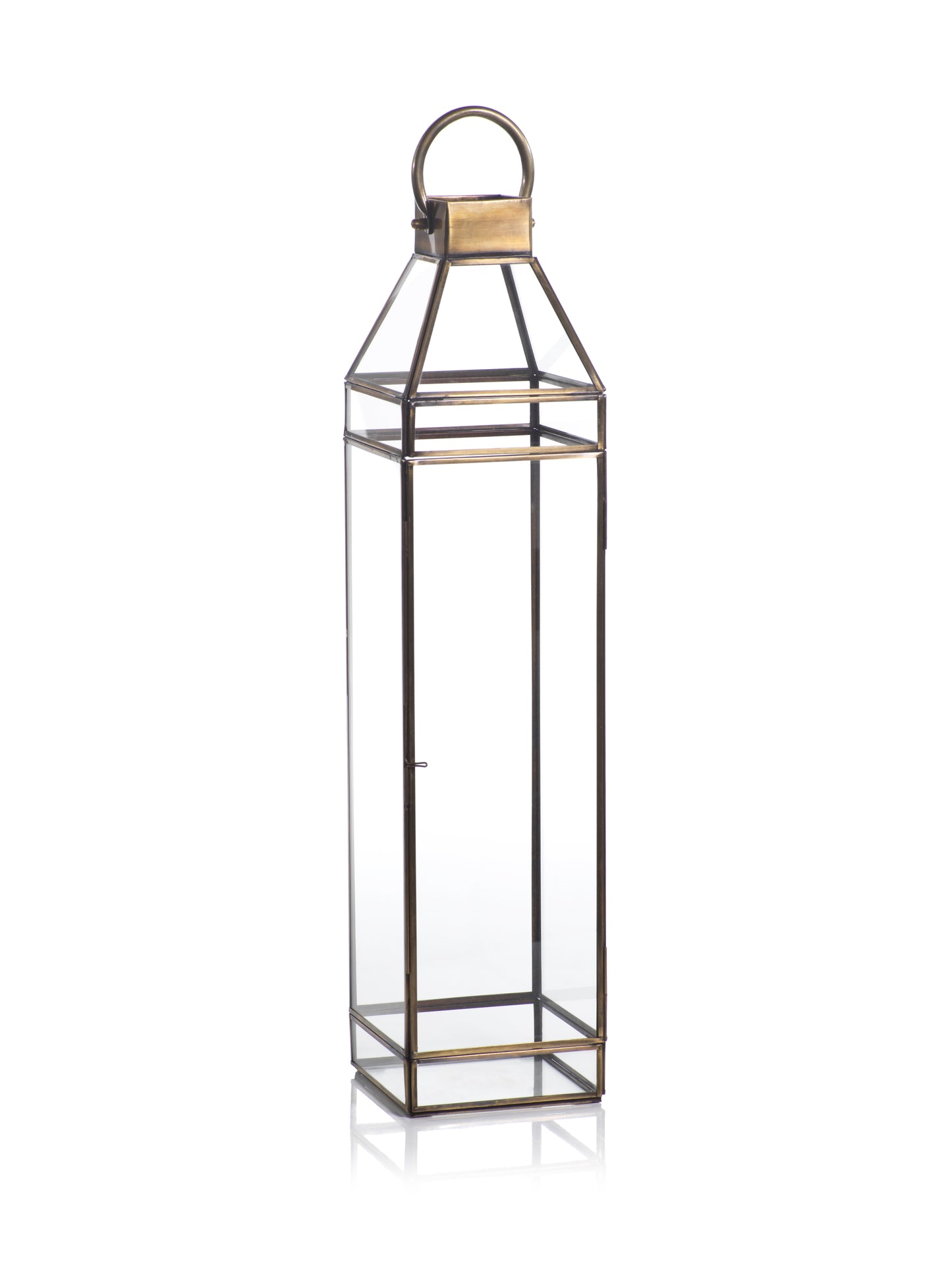 Medici Antique Brass Lantern - CARLYLE AVENUE