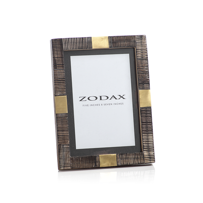Lagos Horn and Brass Photo Frame - Picture Frames by Carlyle Avenue