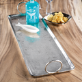 Costa Brava Raw Aluminum Tray - Tray by Carlyle Avenue