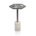 Sultana Hexagon Cocktail Table on Marble Base - Furniture by Carlyle Avenue