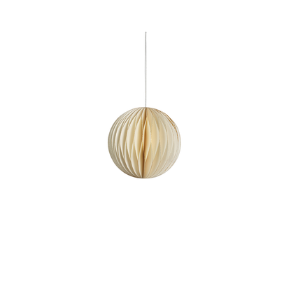 Wish Paper Decorative Ornaments - Ivory w/Gold Glitter - Christmas Decor by Carlyle Avenue