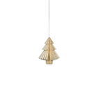Wish Paper Decorative Ornaments - Ivory w/Gold Glitter - Christmas Decor by Carlyle Avenue