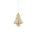 Wish Paper Decorative Ornaments - Ivory w/Gold Glitter - Christmas Decor by Carlyle Avenue