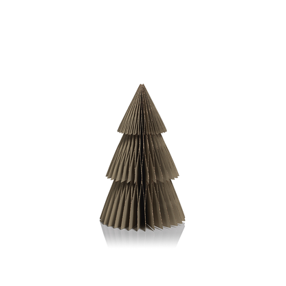 Wish Paper Decorative Tree & Ornaments - Taupe & Rose Gold - Christmas Decor by Carlyle Avenue
