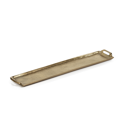 Rectangular Aluminum Tray - Dark Gold - Trays by Carlyle Avenue
