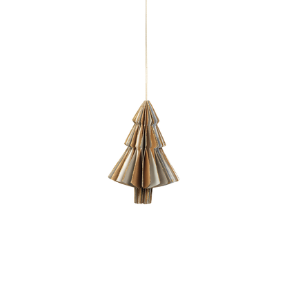 Wish Paper Decorative Ornaments - Off-White & Gold - Christmas Decor by Carlyle Avenue