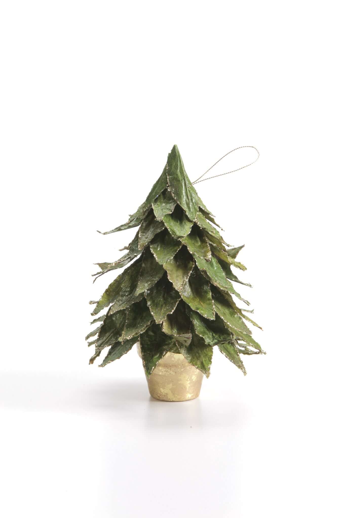 Natural Leaf Tree on Pot - Green - Holiday Decor by Carlyle Avenue