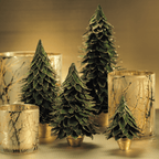 Natural Leaf Tree on Pot - Green - Holiday Decor by Carlyle Avenue