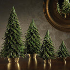 Natural Leaf Tree on Pot - Green - Holiday Decor by Carlyle Avenue