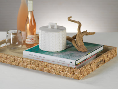 Abaca Rope Serving Tray - Tray by Carlyle Avenue