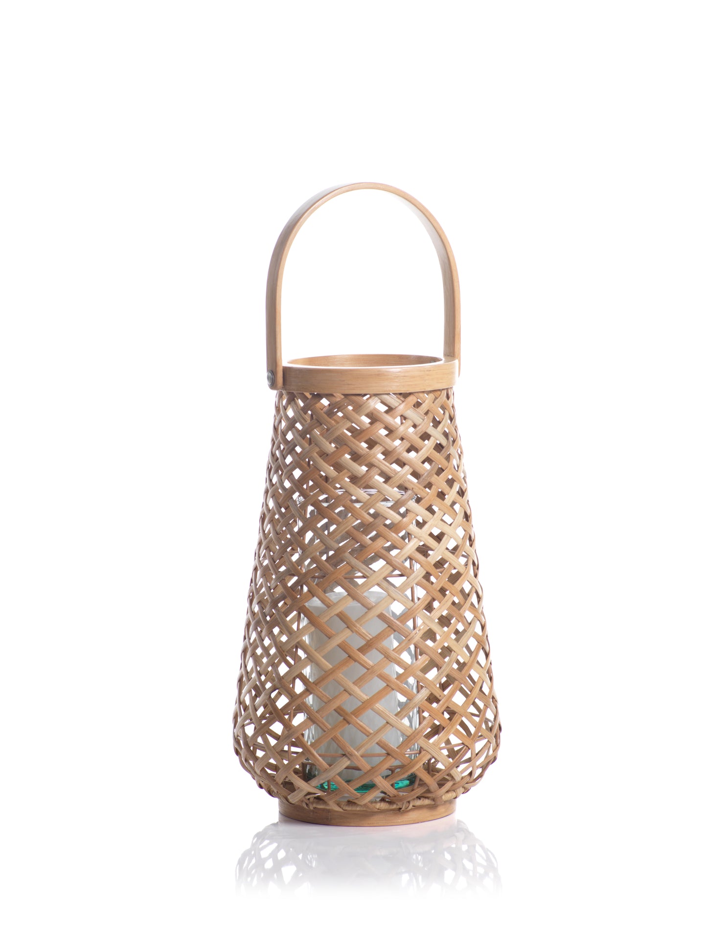 Maris Rattan Lantern - CARLYLE AVENUE