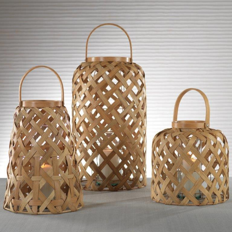 Braided Rattan Lanterns - Lantern by Carlyle Avenue