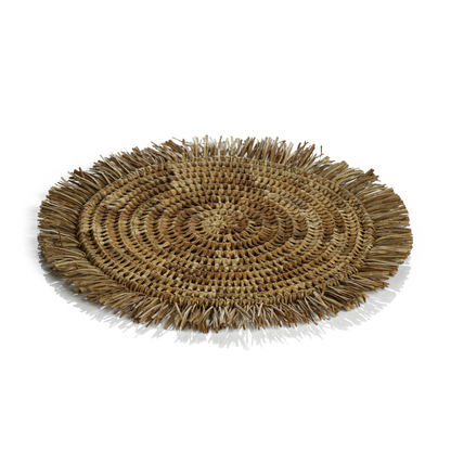 Tropical Pandan Fringed Placemat - placemats by Carlyle Avenue